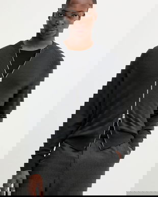 BARENA VENEZIA cardigan din lână Knitwear Dugo culoarea gri, KNU5291.504