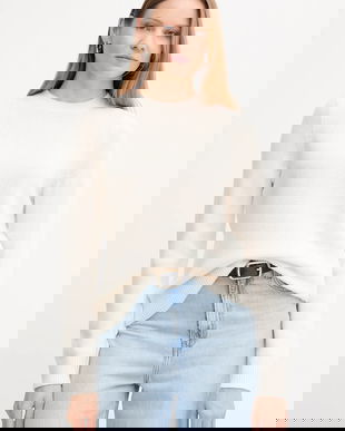 Barbour pulover de lână culoarea bej, LKN1666