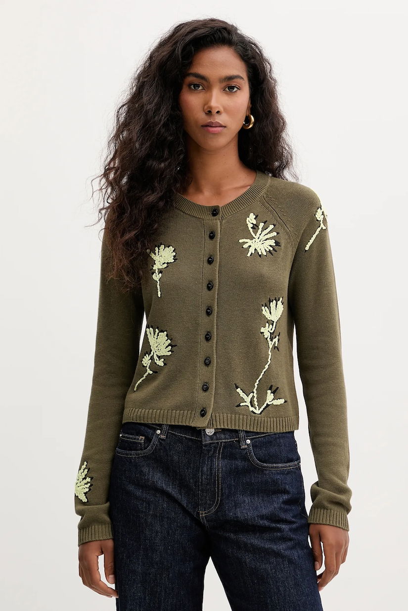 MAX&Co. cardigan culoarea verde, light, 2526346051200