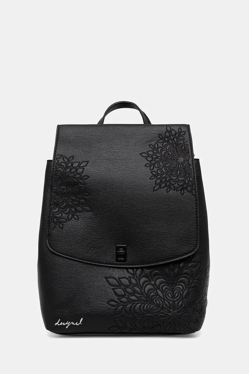Desigual rucsac SIERRA SUMY MINI STR culoarea negru, mic, uni, 25WAKP19