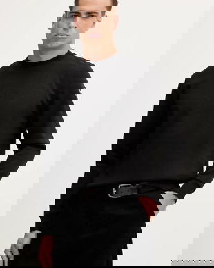 Colmar bluză culoarea negru, uni, 8232R.1WX