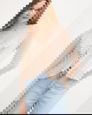 Hoss Intropia cardigan de in culoarea bej, light, 6312161