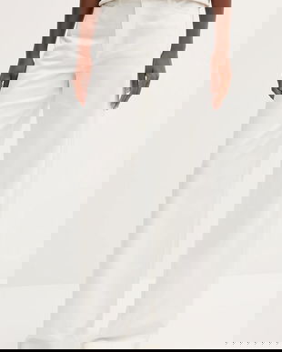 Marella pantaloni Emme by Marella culoarea bej, lat, high waist, 2525136071200