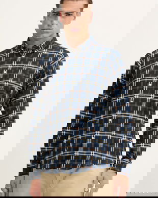 Barbour cămașă din bumbac CROSSFELL cu guler button-down, regular, MSH4995