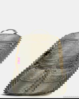 Desigual rucsac BRAVO HYBRID CHESTER culoarea verde, mare, 25WAKD01