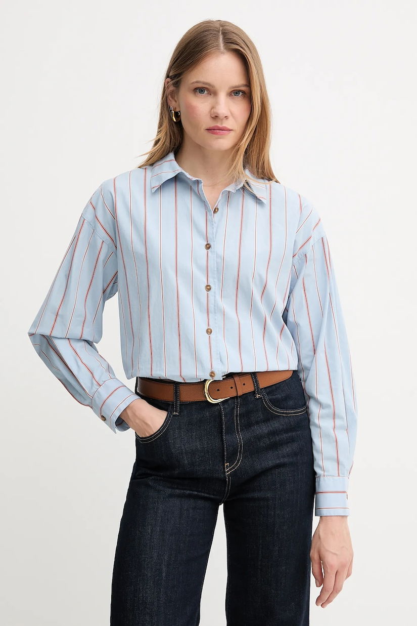 Barbour cămașă din bumbac SAFFRON cu guler clasic, relaxed, LSH1698