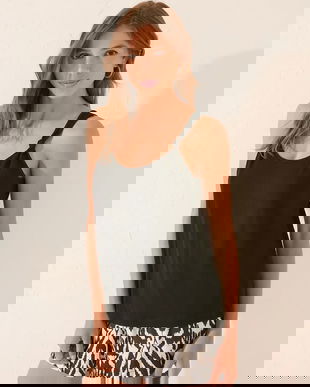 women'secret bluză de pijama culoarea negru, 3272267