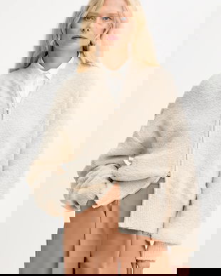 Marella cardigan culoarea bej, 2523906044200