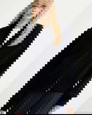 Marella cardigan culoarea bleumarin, 2523906044200