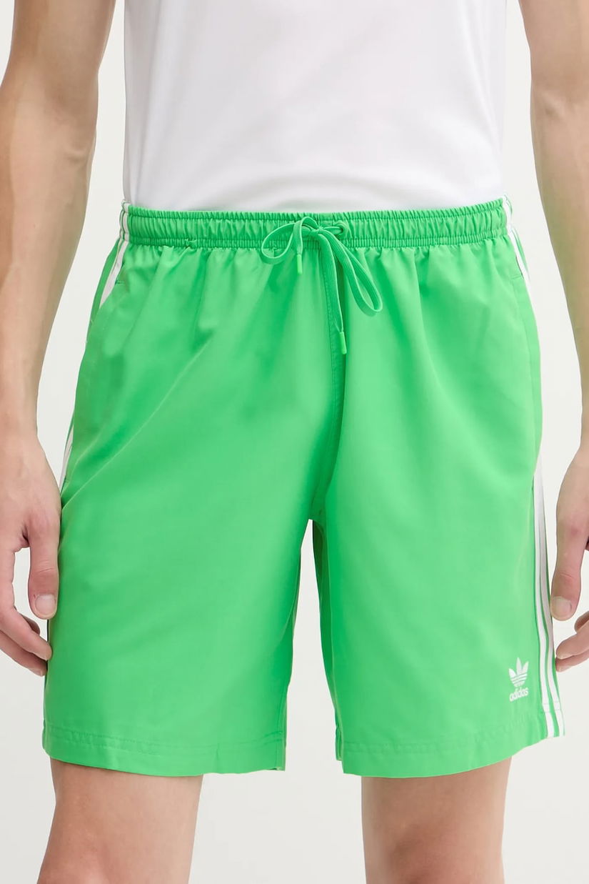 adidas Originals pantaloni scurți de baie Adicolor culoarea verde, JX2689