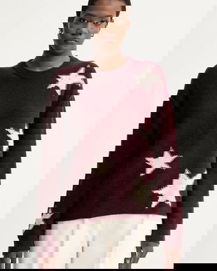 ZADIG&VOLTAIRE pulover de cașmir culoarea bordo, KWSW02844