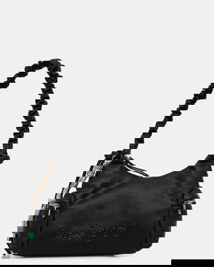 Desigual poșetă HALF LOGO MONTVILLE B culoarea negru, 25WAXP98