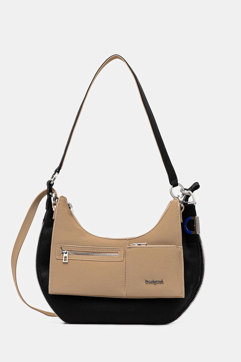 Desigual poșetă DELTA LYRA BLACK culoarea negru, 25WAXP49