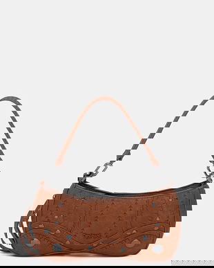 Desigual poșetă EMBRO PATCH ALSACIA C culoarea maro, 25WAXPA7