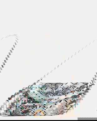 Desigual poșetă JULIETT CUT OUT culoarea verde, 25WAXD02