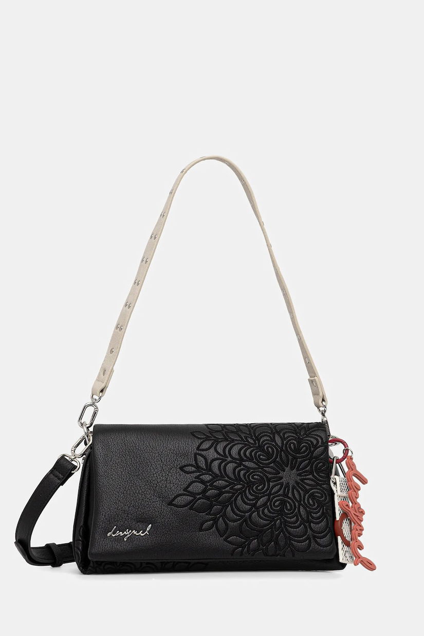 Desigual poșetă SIERRA NARON MEDIUM F culoarea negru, 25WAXPBD