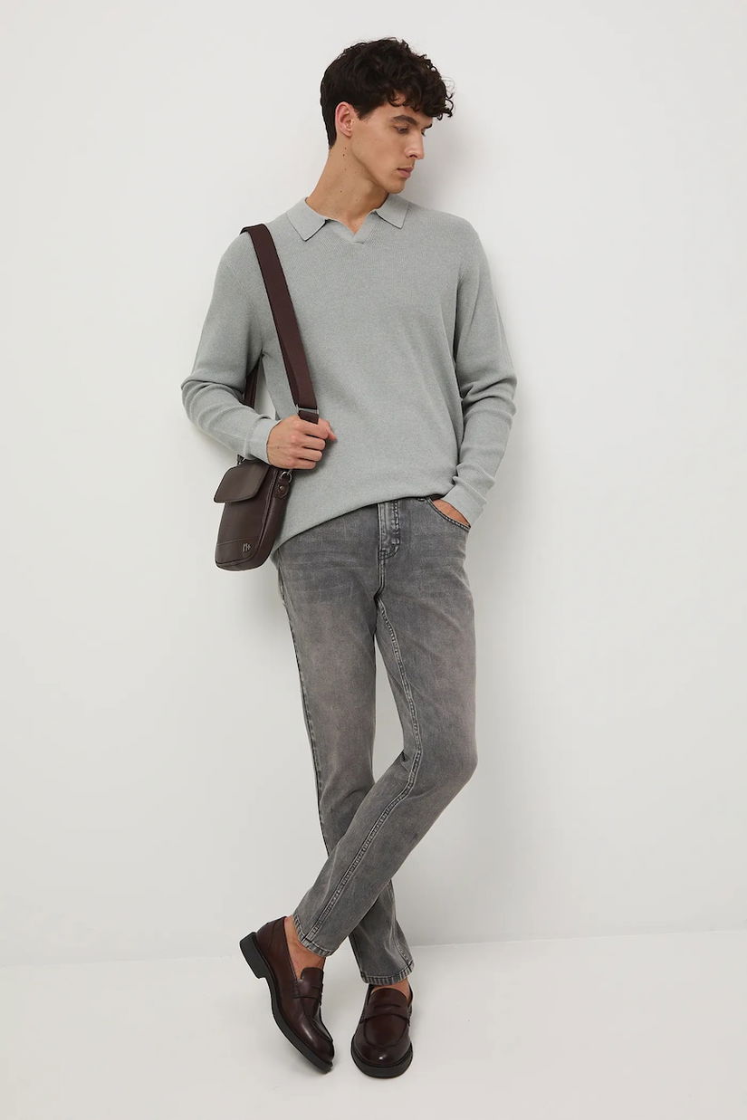 Medicine jeans culoarea gri