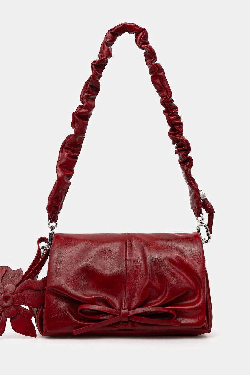 Desigual poșetă REPRISE RED VALENTI culoarea roșu, 25WAXPC8