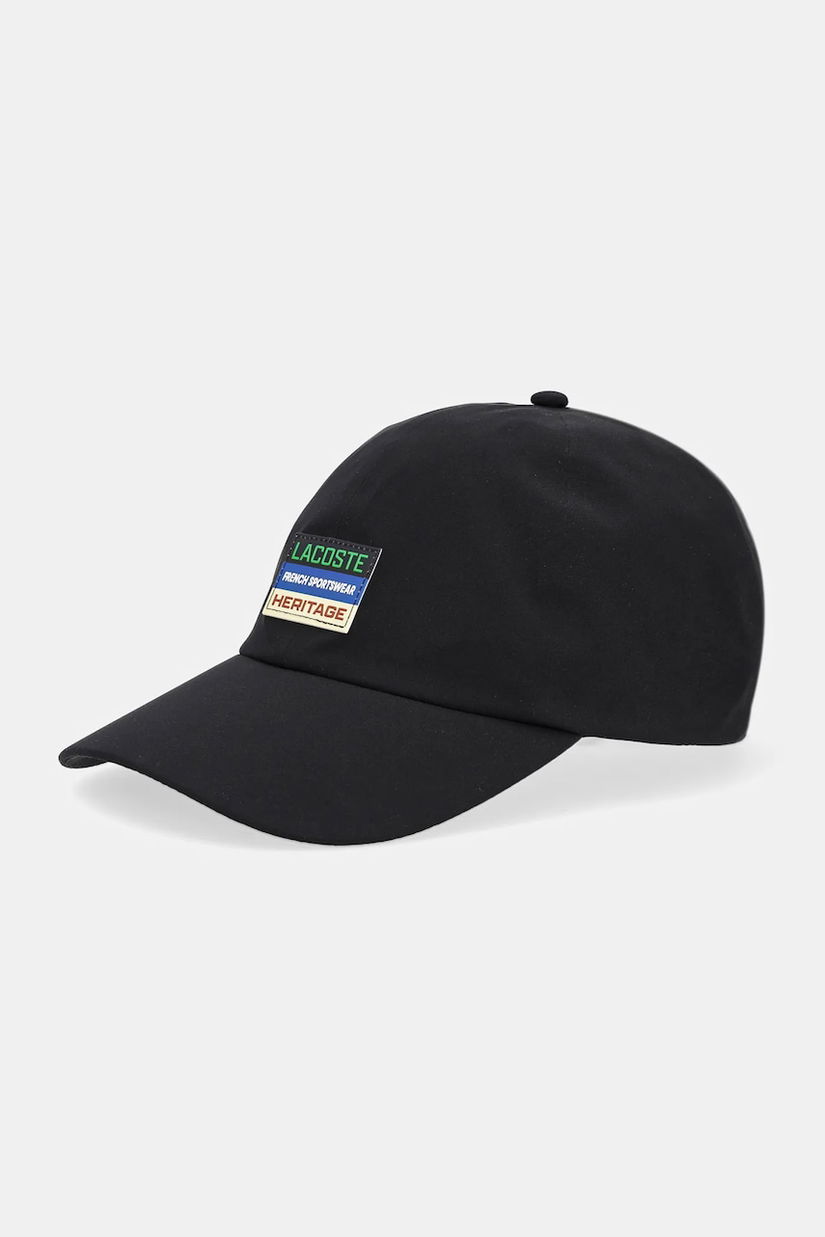 Lacoste șapcă culoarea negru, RK6047