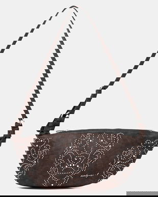 Desigual poșetă POKER FACE MUNSTE culoarea maro, 25WAXP33