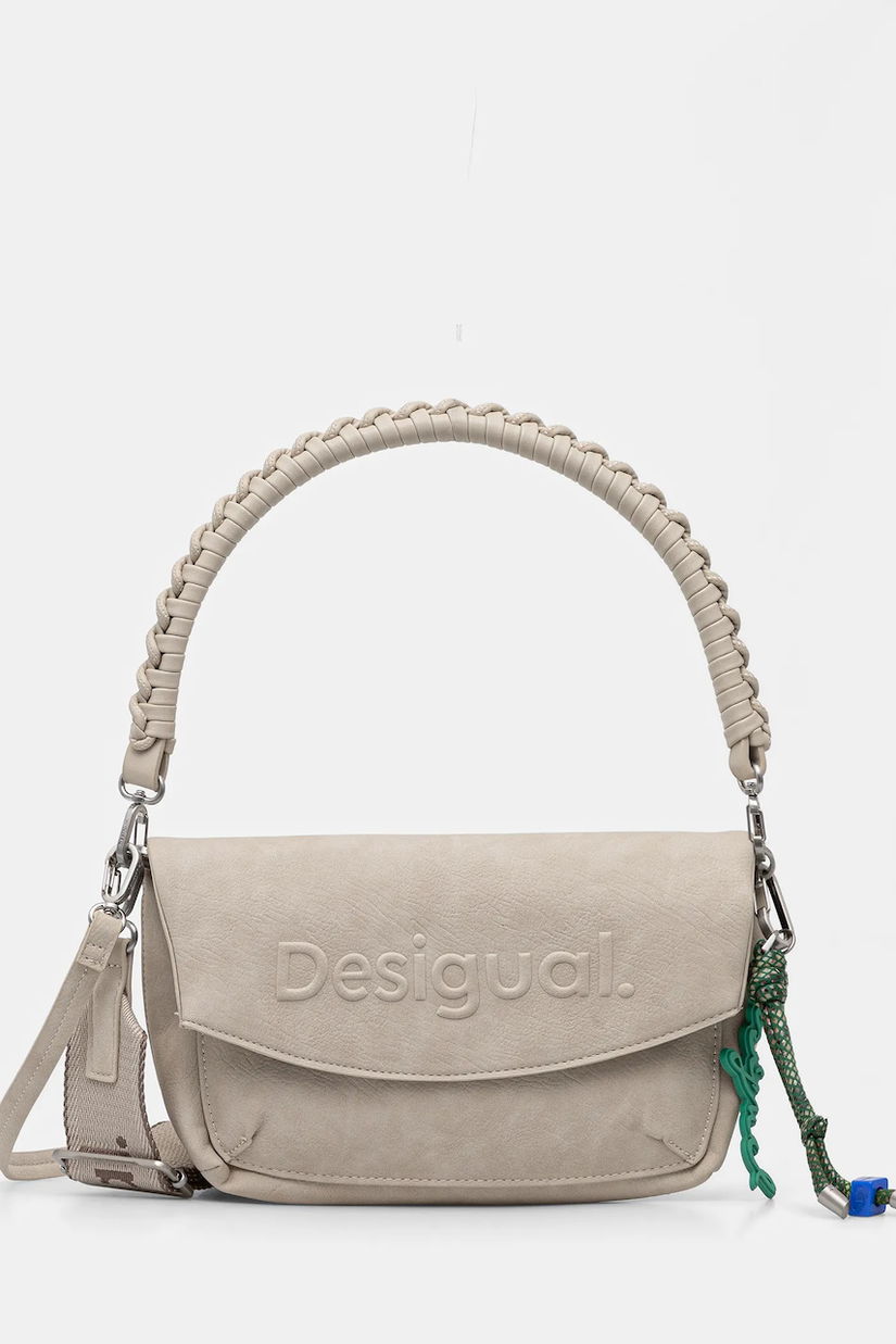 Desigual poșetă culoarea bej, 25WAXPB2