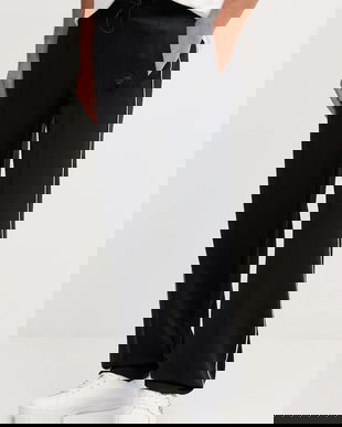 PLEIN SPORT pantaloni de trening culoarea negru, uni, FAEC MJT2680 STE003N