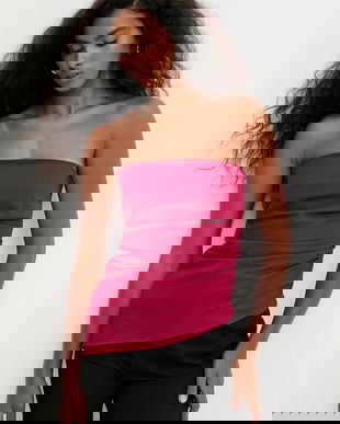 Answear.LAB bluza culoarea roz, neted