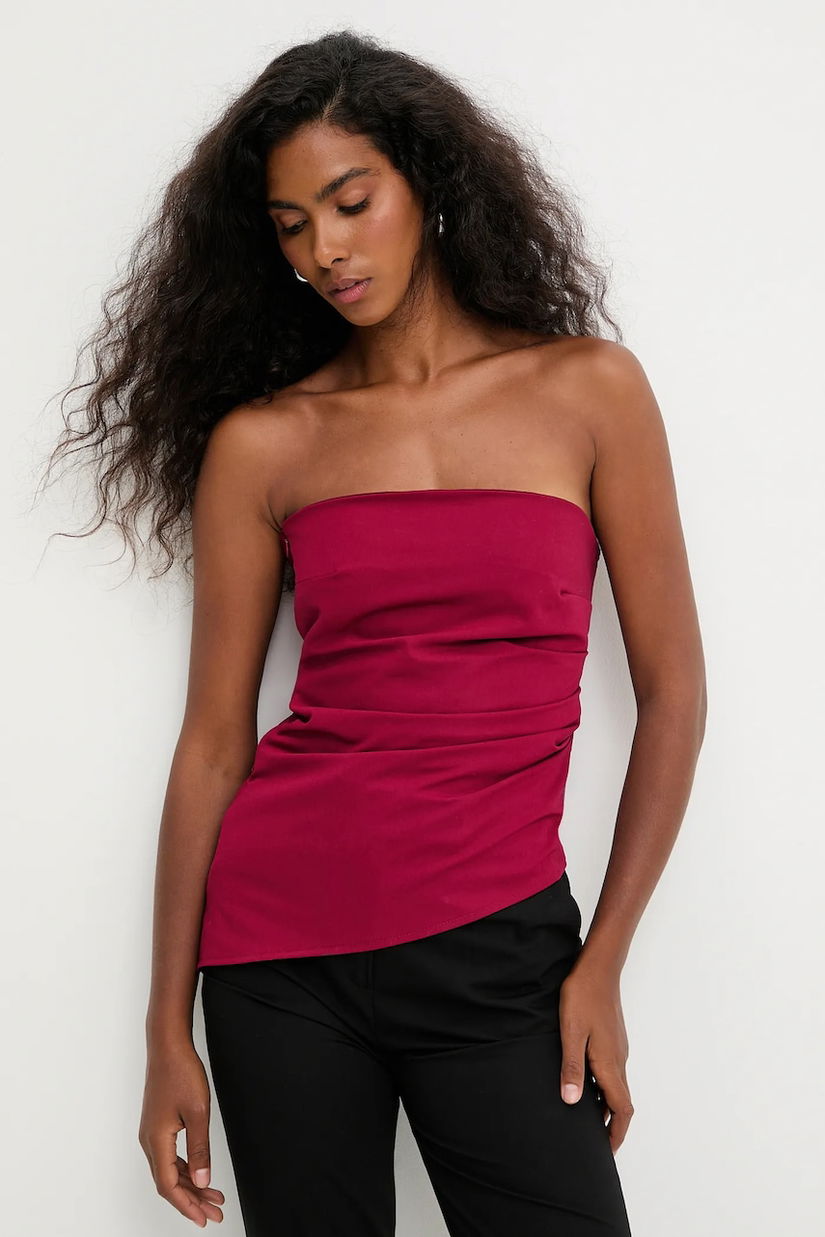 Answear.LAB bluza culoarea roz, neted