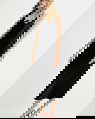 Marella rochie Emme by Marella culoarea negru, maxi, drept, 2525226021200