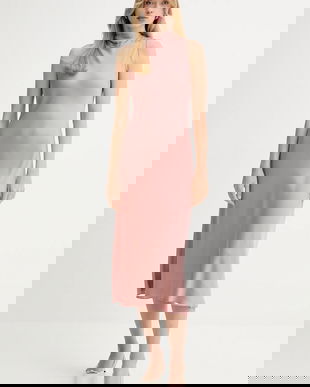 Fracomina rochie culoarea roz, maxi, drept, FS25WD2009W45101