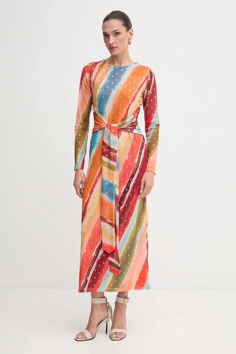 Never Fully Dressed rochie culoarea portocaliu, midi, drept, NFDDR2796