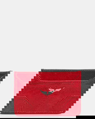 ZADIG&VOLTAIRE carcasa din piele culoarea rosu, LWBA02517