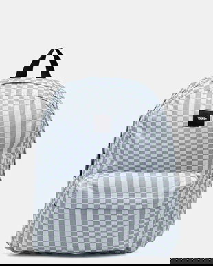 Vans rucsac culoarea turcoaz, mare, cu model, VN000H4XEMW1