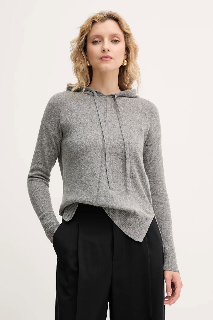 Marella pulover din amestec de lână Emme by Marella culoarea gri, light, 2525366011200