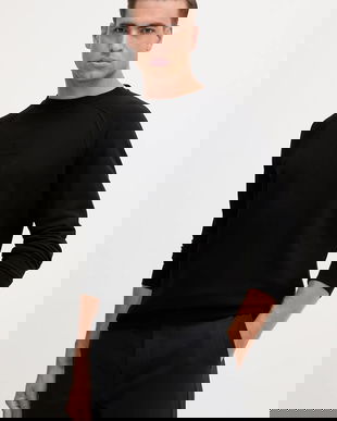 Karl Lagerfeld bluză culoarea negru, uni, 554910.705007