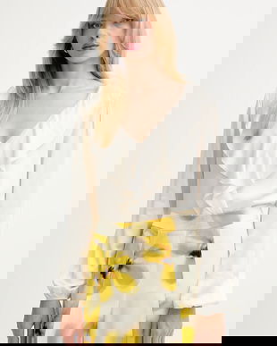 Fracomina bluză culoarea bej, uni, FS25WT1005W45101