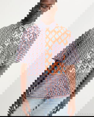 Desigual cămașă din bumbac VICENTE cu guler clasic, relaxed, 25WMCW03