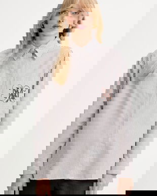 MAX&Co. cămașă din bumbac culoarea maro, cu guler clasic, relaxed, 2526116121200