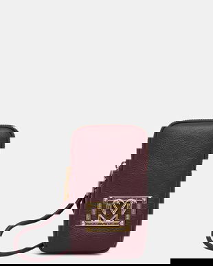 Love Moschino husă pentru telefon culoarea bordo, JC5607PP1NLI0552