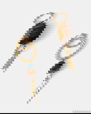 Sessun cercei placați cu aur 24604012