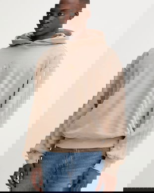 adidas bluză ALL SZN culoarea bej, cu glugă, uni, JL6537