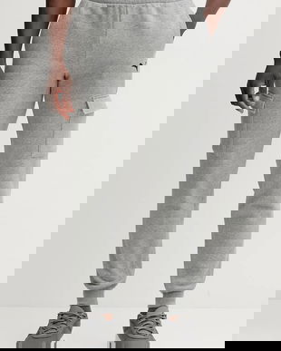 Puma pantaloni de trening culoarea gri, uni, 682656