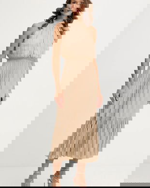 Morgan rochie culoarea galben, maxi, evazati, RAMAGE