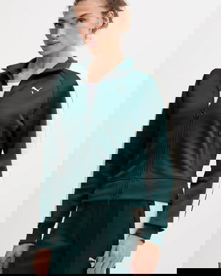 Puma bluză culoarea maro, cu model, 629796