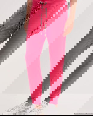 Dkny pantaloni de trening culoarea bej, uni, DP5P3496