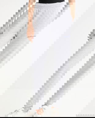 La Mania pantaloni de trening DUO culoarea bej, uni, DUO