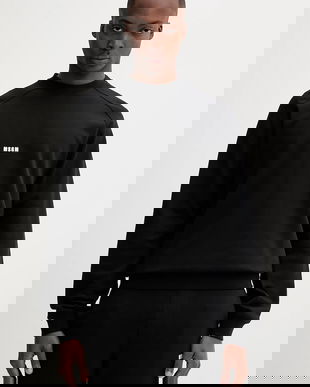 MSGM hanorac de bumbac culoarea alb, uni, 2000MM503.300000