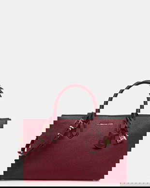 MICHAEL Michael Kors poșetă de piele culoarea verde, 30F4GETS2L