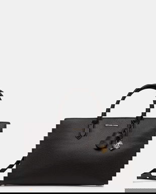 MICHAEL Michael Kors poșetă de piele culoarea verde, 30F4GETS2L