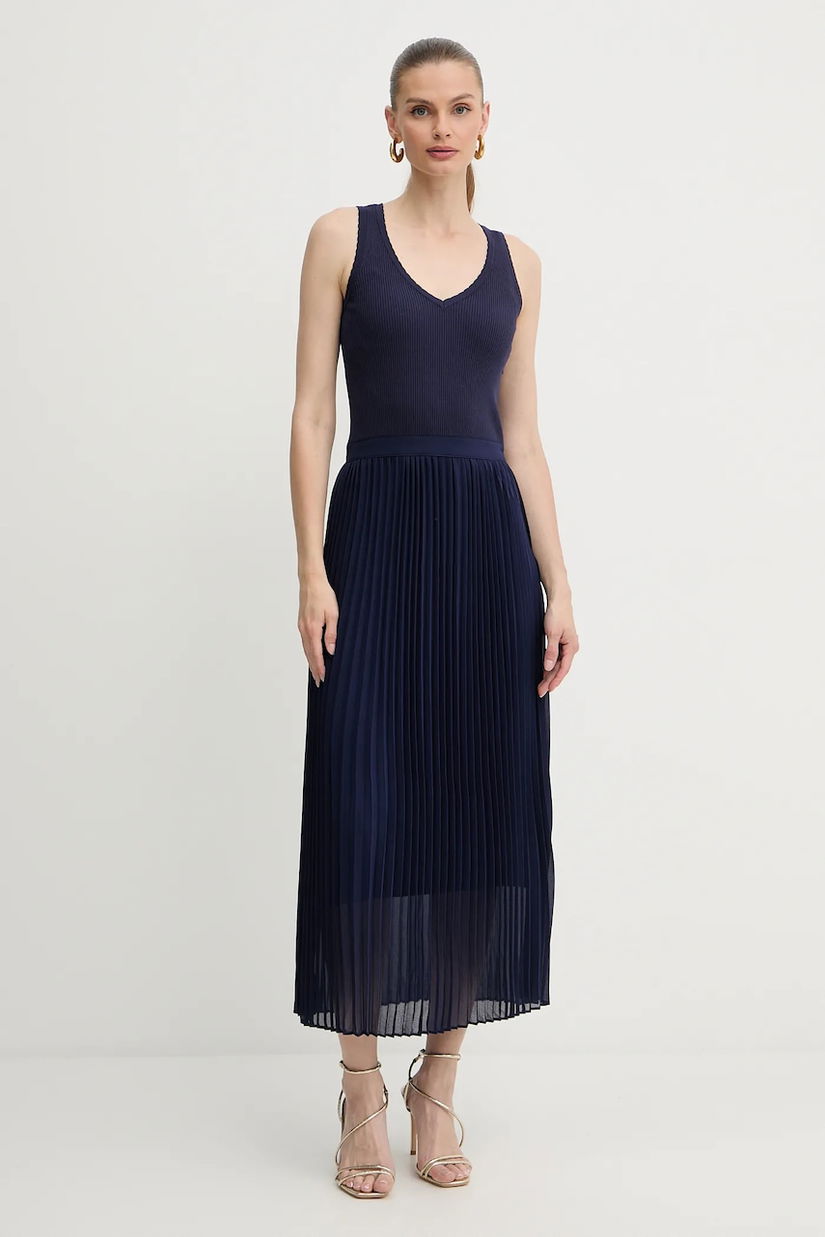 Morgan rochie RMLISS culoarea negru, maxi, evazati, RMLISS